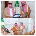 نائب أمير الشرقية يستقبل رئيس جهاز الارشاد والتوجيه بوزارة الحرس الوطني